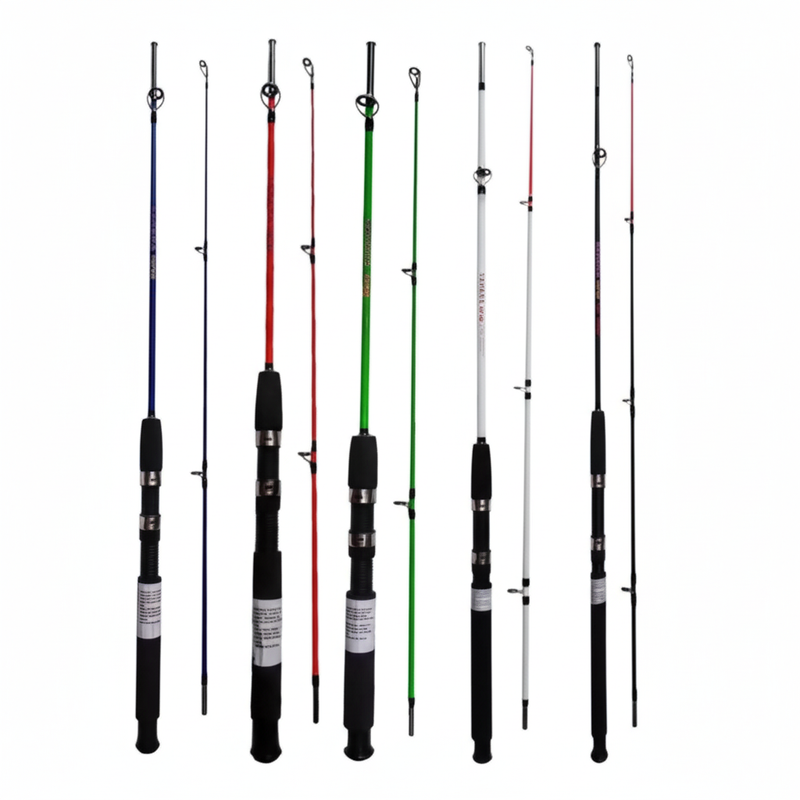 Vara De Pesca Sahara Verao Fibra De Vidro Maciça Duas Partes 12-25 Libras