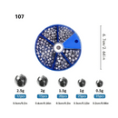 Chumbadas de Pesca Removíveis 230 - 107 Peças