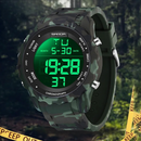 Relógio Militar Camuflado Digital  Sanda à Prova d'Água