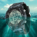 Relógio Militar Camuflado Digital  Sanda à Prova d'Água