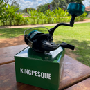 Molinete Kingpesque AzureX Com Até 10kg Drag + Óculos Polarizado Kingpesque Grátis