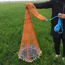 Tarrafa de Pesca Lawaia com Anel Azul e Linha Trançada