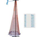 Tarrafa de Pesca Lawaia com Anel Azul e Linha Trançada