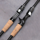 Vara de Pesca Telescópica Kingpesque de Carbono 1.5m a 2.4m - Leve e Compacta