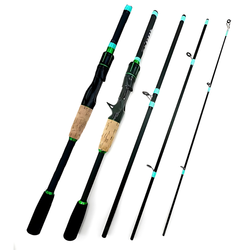 Vara de Pesca Ultralight Kingpesque Com Isca Giratória 1.8m - 2.1m