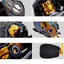 Carretilha Kingpesque 10KG Drag 5+1BB De Rolamentos Recolhimento 7.2:1 + Óculos Polarizado Kingpesque Grátis