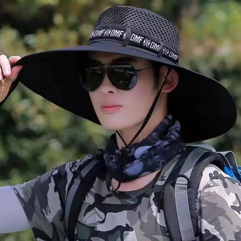 Chapéu de Pescador Grande UV Impermeável