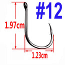 Anzóis de Pesca Iseama Offset - Alta Resistência e Precisão