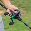 Kit Completo De Pesca Sougayilang Vara Fibra De Carbono Carretilha Drag 10kg Carretel De Linha Isca Artificial