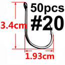 Anzóis de Pesca Iseama Offset - Alta Resistência e Precisão