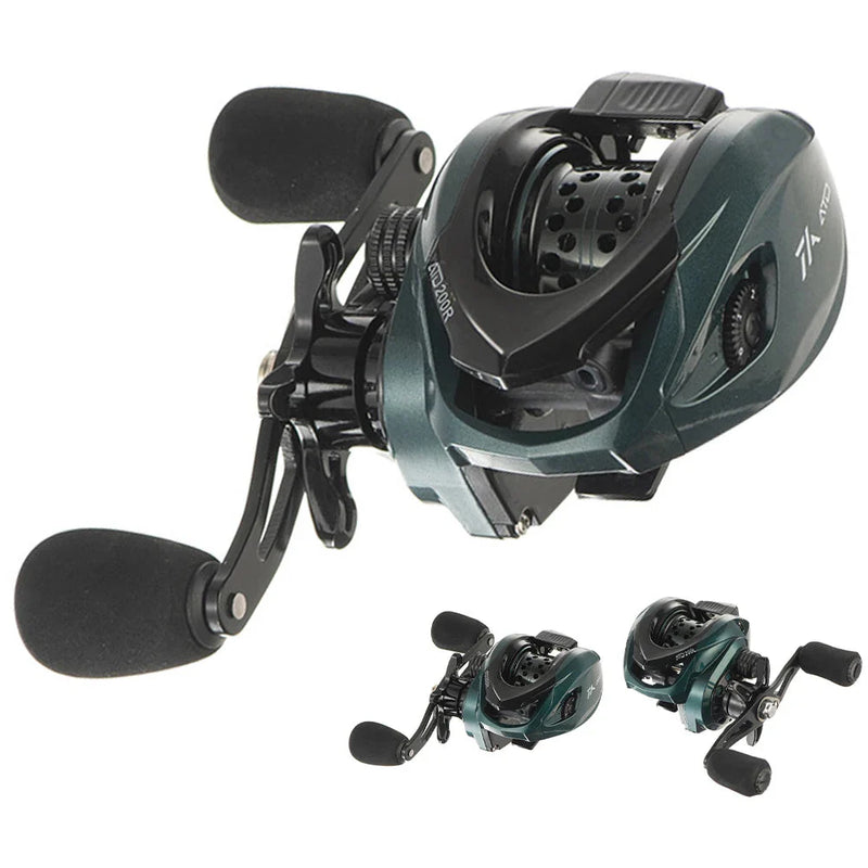 Carretilha Kingpesque Ultra Leve 10kg Drag 7.2:1 De Recolhimento  + Óculos Polarizado Kingpesque Grátis+ Ebook Proficinal De Brinde