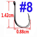 Anzóis de Pesca Iseama Offset - Alta Resistência e Precisão