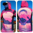 Camisa Masculina Com Capuz UPF 50+ Manga Longa para Pesca