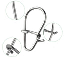 Snap Para Pesca Aço Reforçado 100 Unidades