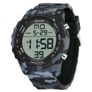 Relógio Militar Camuflado Digital  Sanda à Prova d'Água