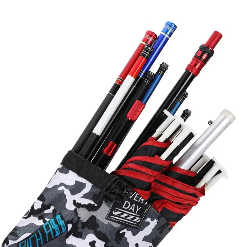 Bolsa de Pesca Dobrável Camuflada - Grande Capacidade e Impermeável