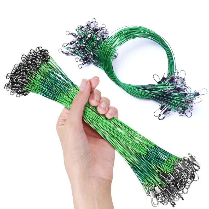 Chicote castor de Aço Anti-Mordida com Snaps Rotativos - Até 200 Peças