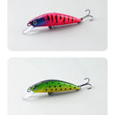 Kit Isca de Pesca Luminosa Taiyu 5 Peças Minnow 50mm