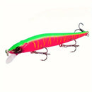 Isca Artificial Profissional Minnow 11.5cm 14g com 3 Ganchos Agudos