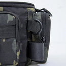 Bolsa Tática de Pesca Multifuncional – Resistente, Impermeável e Anticorrosiva