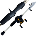 Kit Vara de Pesca Ghotda Telescópica Carbono + Carretilha