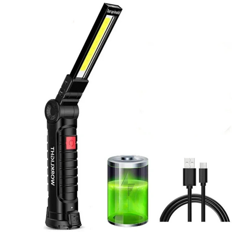 Lanterna Dobrável Recarregável USB Multifuncional