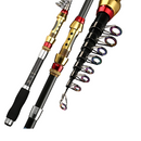 Vara de Pesca Telescópica Yernea 99% Carbono 1.8 até 3.6m