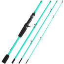 Vara De Pesca Sougayilang Fibra De Carbono 4 Partes Ação Rápida